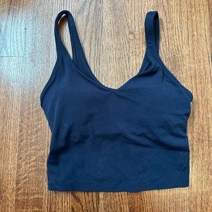 navy blue align tank